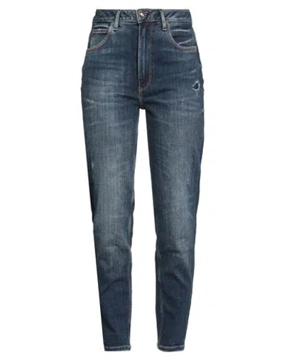 Guess Woman Jeans Blue Size 27w-29l Cotton, Elastane