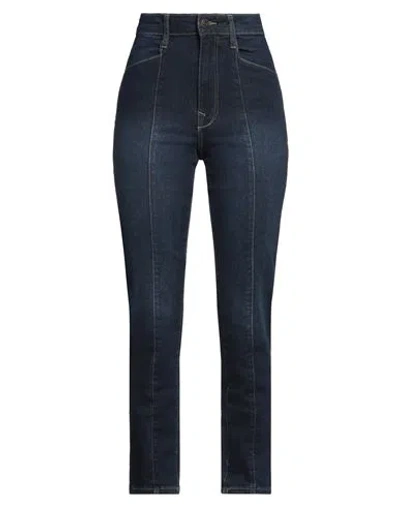 Guess Woman Jeans Blue Size 28w-29l Cotton, Polyester, Elastane