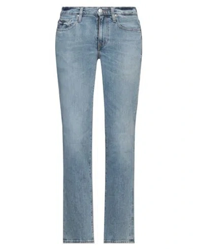 Guess Woman Jeans Blue Size 28w-32l Cotton, Elastane