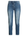 Guess Woman Jeans Blue Size 28w-32l Cotton, Elastane In Blue