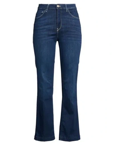 Guess Woman Jeans Blue Size 28w-30l Cotton, Modal, Elastomultiester, Elastane