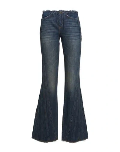 Guess Woman Jeans Blue Size 28w-34l Cotton