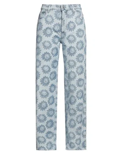Guess Woman Jeans Blue Size 31 Cotton, Elastane