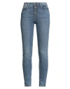 Guess Woman Jeans Blue Size 29 Cotton, Elastane In Blue