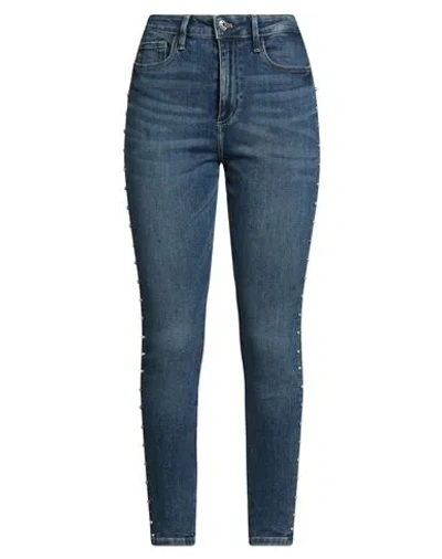 Guess Woman Jeans Blue Size 29 Cotton, Polyester, Elastane