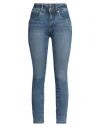 Guess Woman Jeans Blue Size 28w-32l Cotton, Elastomultiester, Elastane In Blue