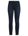 GUESS GUESS WOMAN JEANS BLUE SIZE 29W-29L COTTON, POLYESTER, ELASTANE