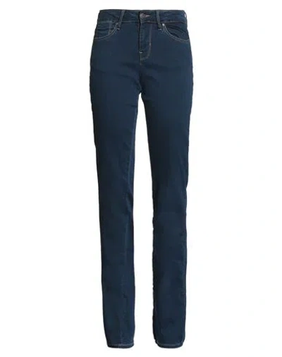 Guess Woman Jeans Blue Size 29w-34l Cotton, Polyester, Elastane