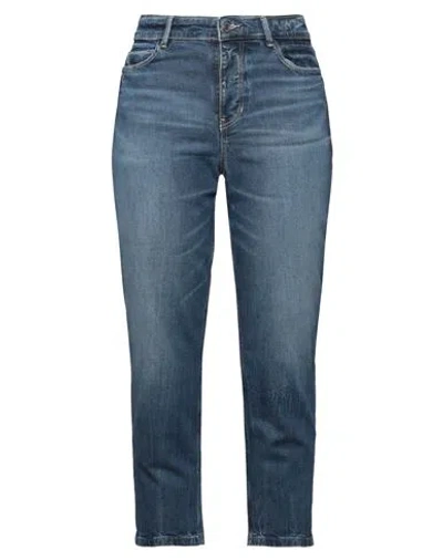 Guess Woman Jeans Blue Size 30 Cotton, Elastane