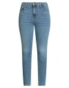 Guess Woman Jeans Blue Size 30 Cotton, Elastomultiester, Elastane In Blue