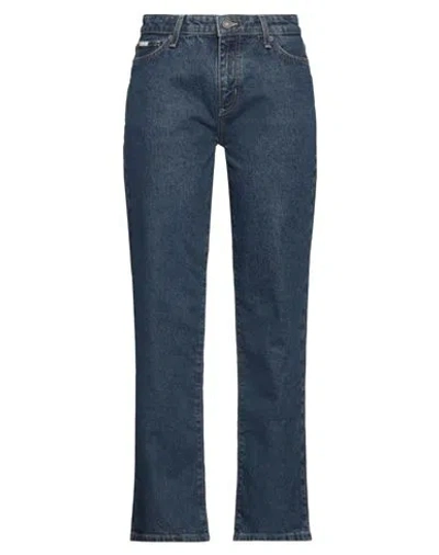 Guess Woman Jeans Blue Size 30w-30l Cotton, Elastane