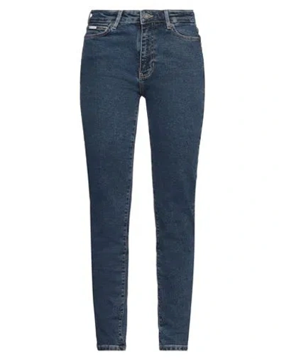 Guess Woman Jeans Blue Size 30w-30l Cotton, Elastane