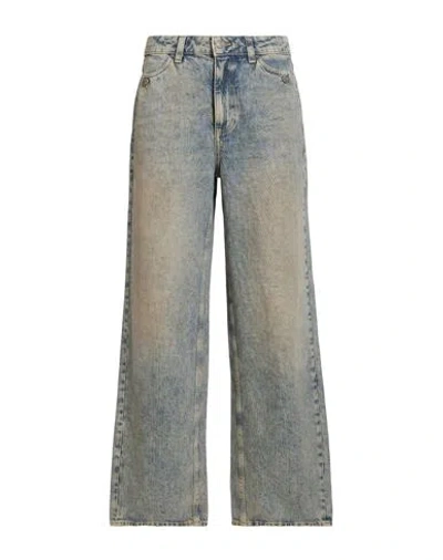 Guess Woman Jeans Blue Size 30w-34l Cotton, Hemp