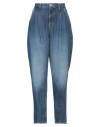 Guess Woman Jeans Blue Size 31w-29l Cotton, Polyester, Elastane In Blue