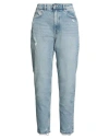 Guess Woman Jeans Blue Size 31 Cotton, Elastane In Blue
