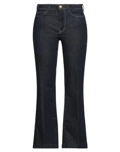 Guess Woman Jeans Blue Size 29w-29l Cotton, Lyocell, Polyester, Elastane
