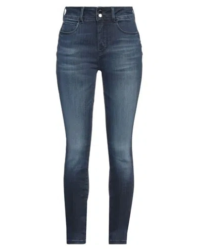Guess Woman Jeans Blue Size 31w-31l Cotton, Polyester, Elastane