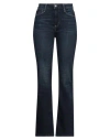 Guess Woman Jeans Blue Size 31w-32l Cotton, Polyester, Wool, Elastane