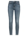 Guess Woman Jeans Blue Size 32w-29l Cotton, Elastomultiester, Elastane