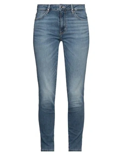 Guess Woman Jeans Blue Size 32w-29l Cotton, Polyester, Elastane