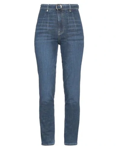Guess Woman Jeans Blue Size 30w-29l Cotton, Polyester, Elastane