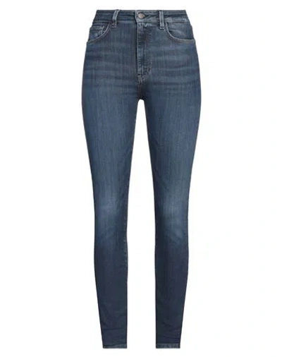 Guess Woman Jeans Blue Size 32w-31l Viscose, Cotton, Lyocell, Elastomultiester, Elastane