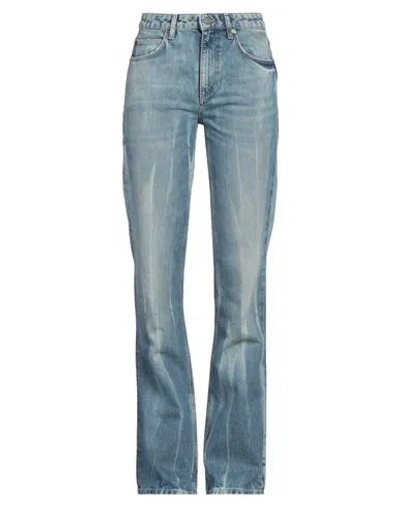 GUESS GUESS WOMAN JEANS BLUE SIZE 31W-32L COTTON