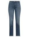 Guess Woman Jeans Blue Size 32w-32l Cotton, Lyocell, Modal, Polyester, Elastane