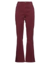 Guess Sexy Coated Flare Jeans In Red