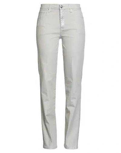 Guess Woman Jeans Light Grey Size 28w-32l Cotton, Polyester, Elastane