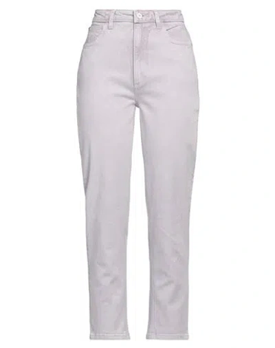 Guess Woman Jeans Lilac Size 28 Cotton, Elastane In Purple