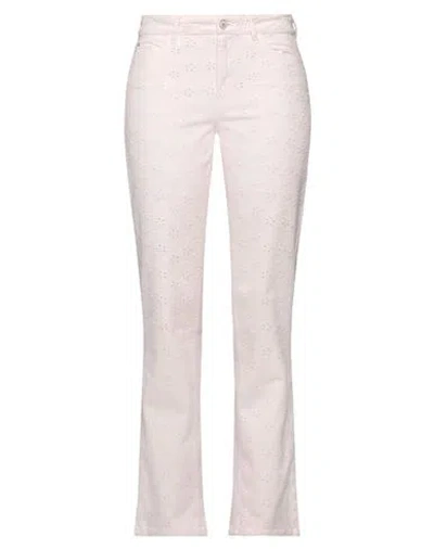 Guess Woman Jeans Pink Size 25w-32l Cotton, Elastane