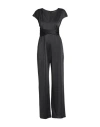 GUESS GUESS WOMAN JUMPSUIT BLACK SIZE L POLYESTER, ELASTANE