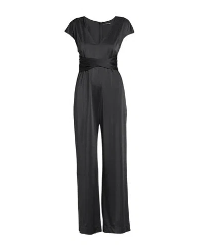 Guess Woman Jumpsuit Black Size S Polyester, Elastane