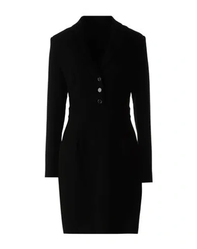 Guess Woman Mini Dress Black Size L Polyester, Viscose, Elastane