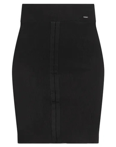 Guess Woman Mini Skirt Black Size Xs Ecovero Viscose, Elastane