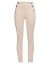 Guess Woman Pants Beige Size 26w-29l Lyocell, Cotton, Elastomultiester, Elastane In Beige