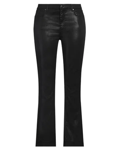 Guess Woman Pants Black Size 24w-l33 Cotton, Polyester, Elastane