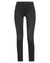Guess Woman Pants Black Size 25w-29l Cotton, Polyester, Elastane In Black