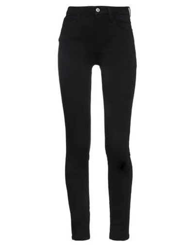Guess Woman Pants Black Size 26w-29l Cotton, Elastomultiester, Elastane