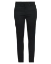 Guess Woman Pants Black Size 27w-28l Cotton, Polyester, Elastane In Black