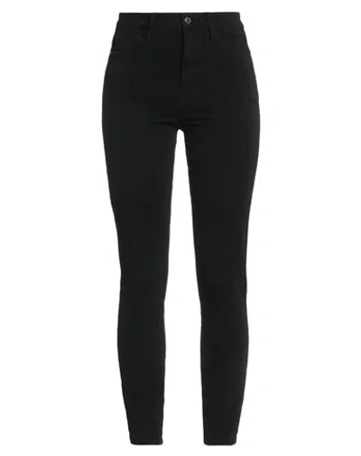 Guess Woman Pants Black Size 30w-29l Cotton, Elastane