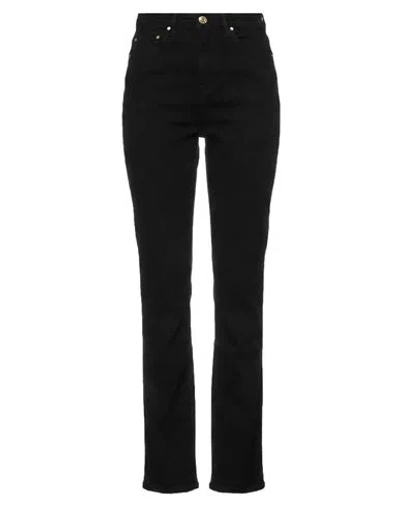 Guess Woman Pants Black Size 32w-l33 Lyocell, Modal, Elastomultiester, Elastane