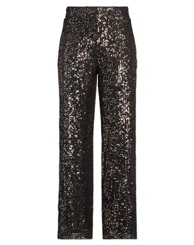 Guess Woman Pants Black Size L Polyester, Elastane