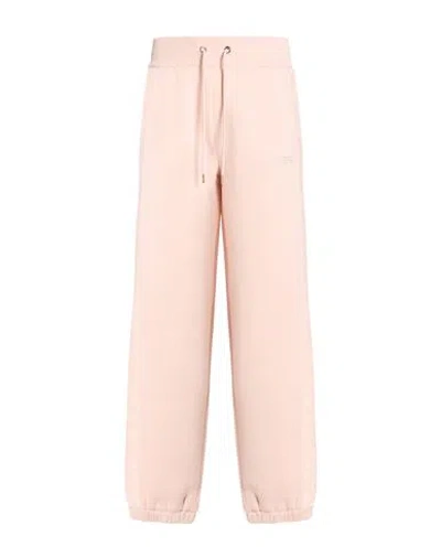 Guess Woman Pants Blush Size Xs Cotton, Polyester In Pink