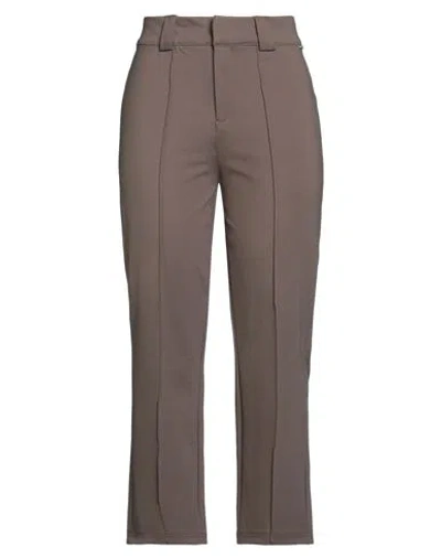 Guess Woman Pants Brown Size M Rayon, Nylon, Elastane
