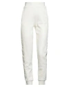 Guess Woman Pants Ivory Size Xs Cotton In White