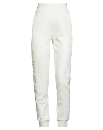 Guess Woman Pants Ivory Size Xs Cotton