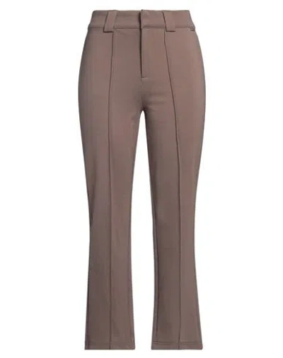 Guess Woman Pants Khaki Size S Rayon, Viscose, Elastane In Brown