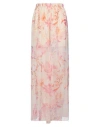 Guess Woman Pants Light Pink Size L Viscose, Silk In Pink